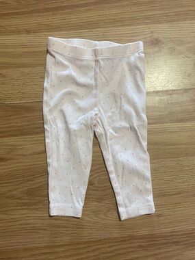 Carter's Light Pink Dot Baby Leggings